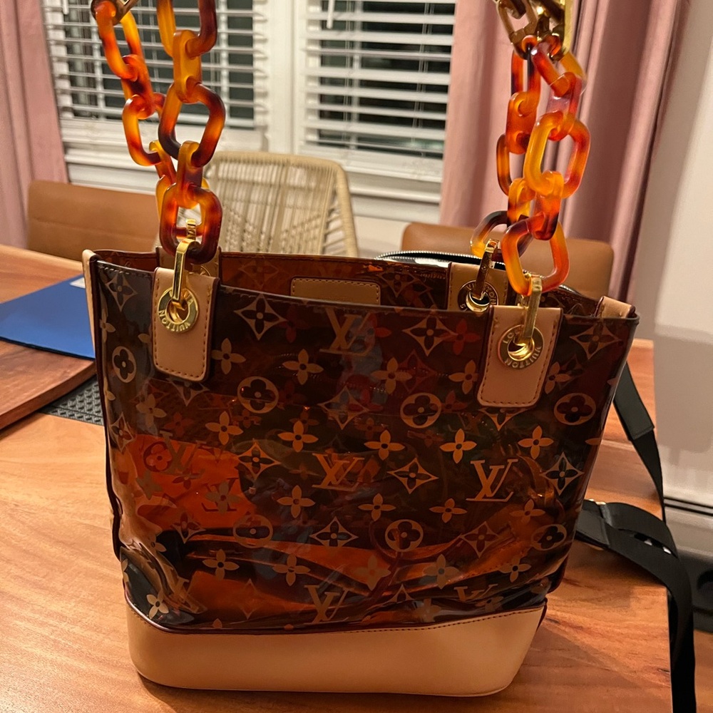 Brown Monogram Bag with Gold Accents simple every day bag 
Unsure if LV